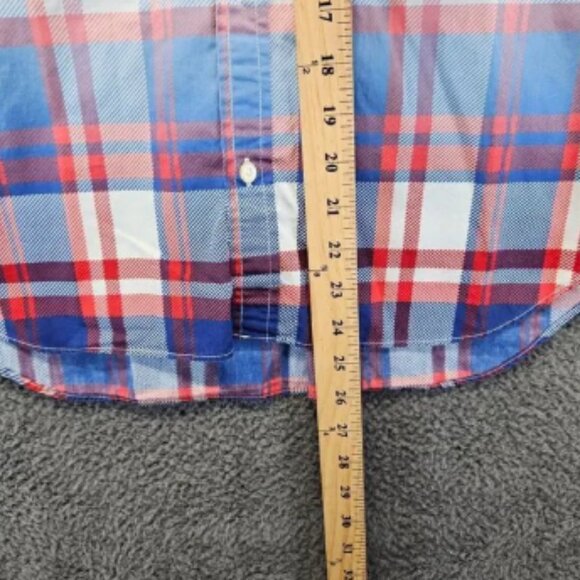 A Bathing Ape Shirt Men Size Small White Plaid Long Sleeves Button Down - Picture 5 of 9